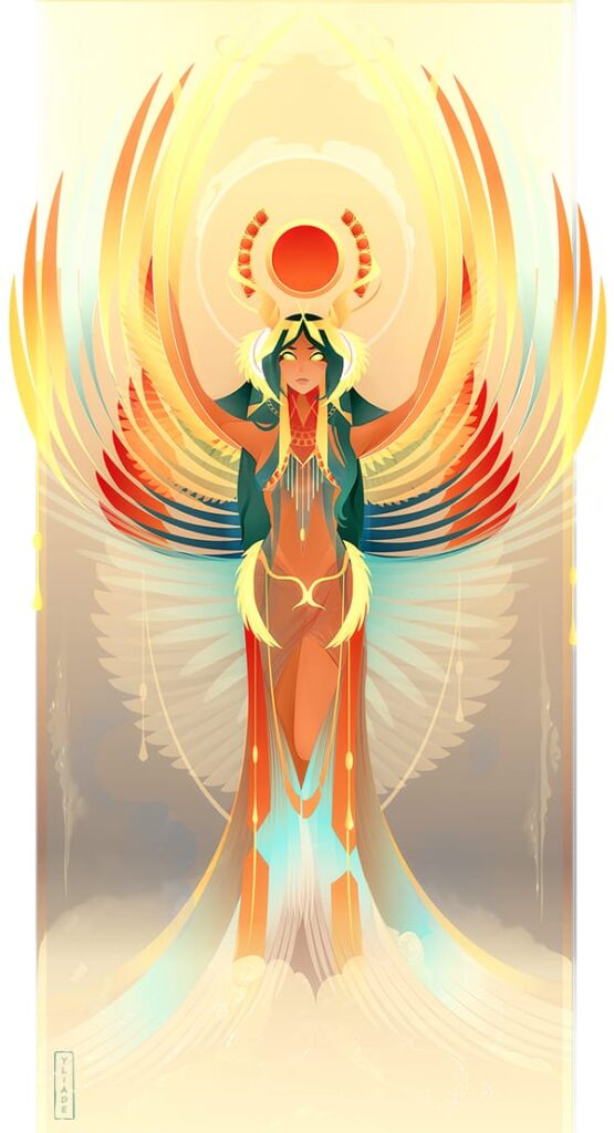 Diosa Isis mitología egipcia esposa de Osiris madre de Horus