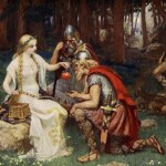 Cuadro mito Idun y las manzanas de oro mitología nórdica