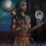 Jonsu dios egipcio mitología egipcia por Javhier Cruz